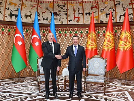 Azərbaycan və Qırğızıstan prezidentləri təltif olundu
