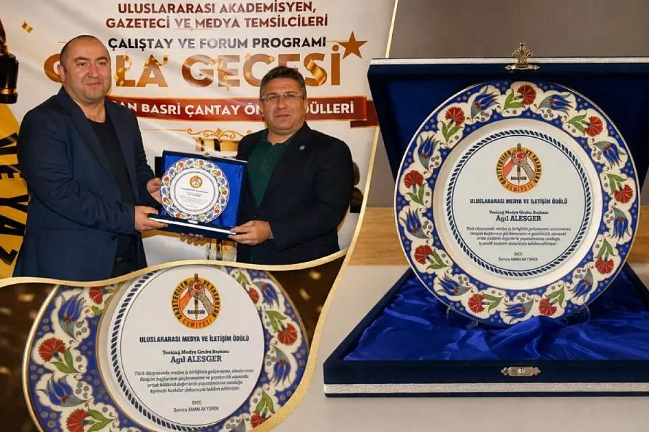 Aqil Ələsgər Türkiyədə “Beynəlxalq Media və Kommunikasiya Mükafatı”na layiq görüldü 