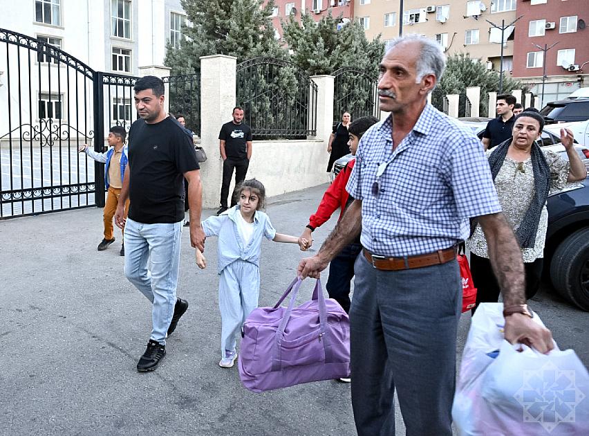 İşğaldan azad edilmiş ərazilərə daha 116 ailə köçürüldü