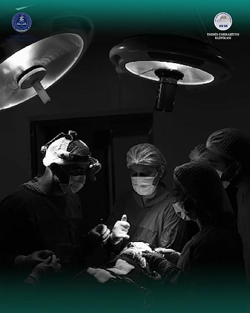Tədris Cərrahiyyə Klinikasında it dişləməsi nəticəsində zədələnmiş burun uğurla bərpa olunub