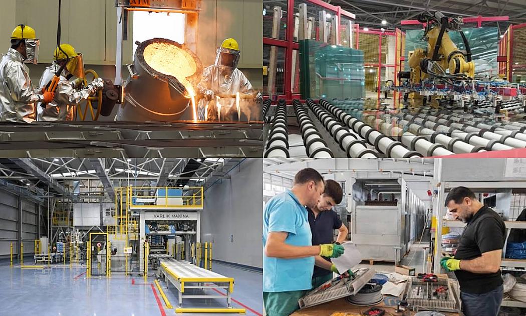 Sənaye zonalarında istehsalın həcmi