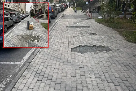 Xətai rayonunda səkidə olan zibil qabları niyə yığışdırılıb? - 