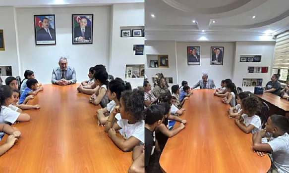 Qərbi azərbaycanlı məktəblilərlə görüş keçirilib -