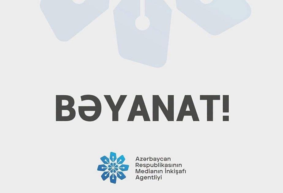 MEDİA: Qərb mediası Azərbaycana qarşı dezinformasiya kampaniyası aparır