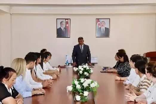 Samuxda ali məktəblərə yüksək balla qəbul olan tələbələrlə görüş keçirilib